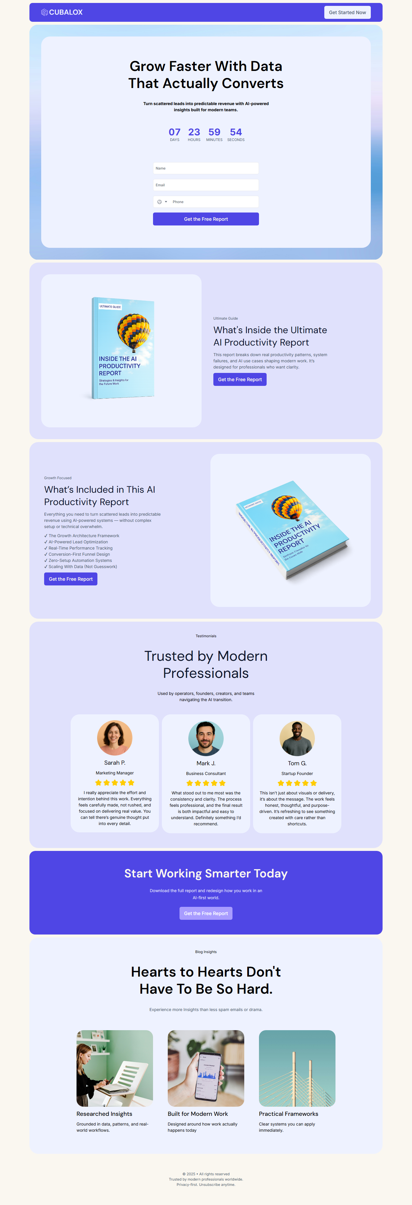 Snapshot template Quantum Bloom Lead